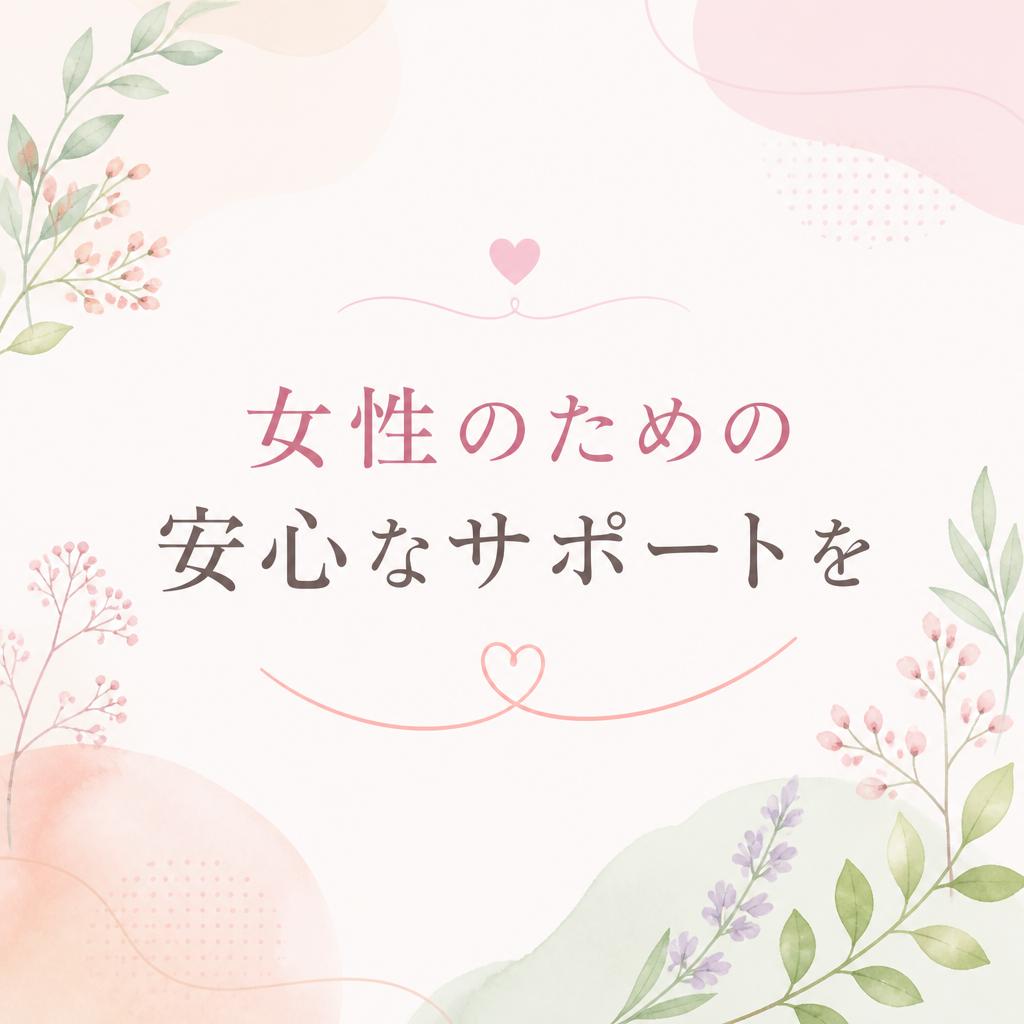 女性のための安心なサポートを  | 暁希乃家 | 刈谷市 | 豊明市 | みよし市 | 