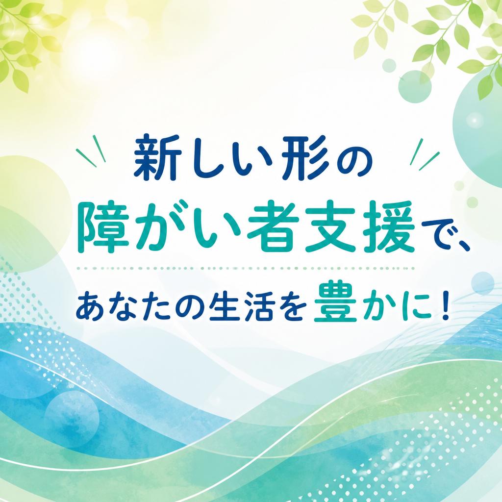 新しい形の障がい者支援で、あなたの生活を豊かに！ | 暁希乃家 | 刈谷市 | 豊明市 | みよし市 | 