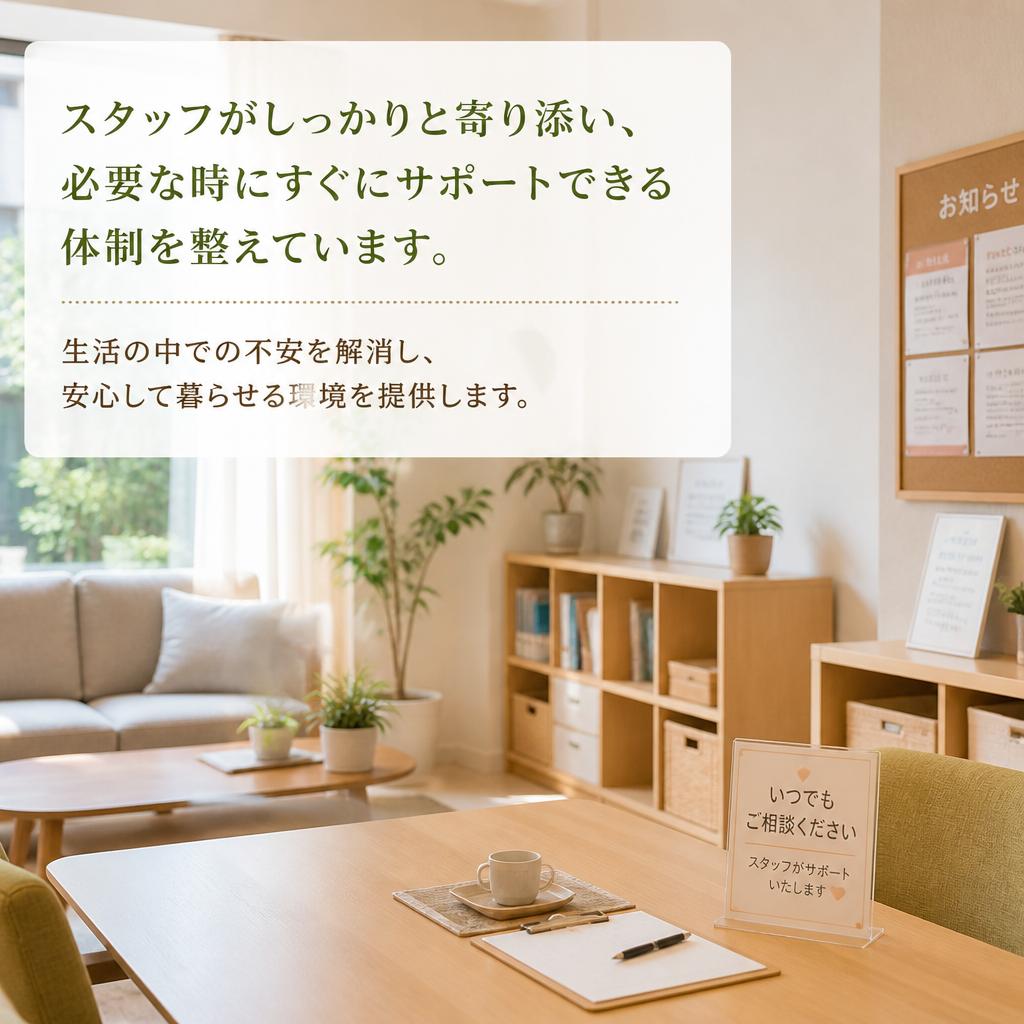 心温まるサポート体制