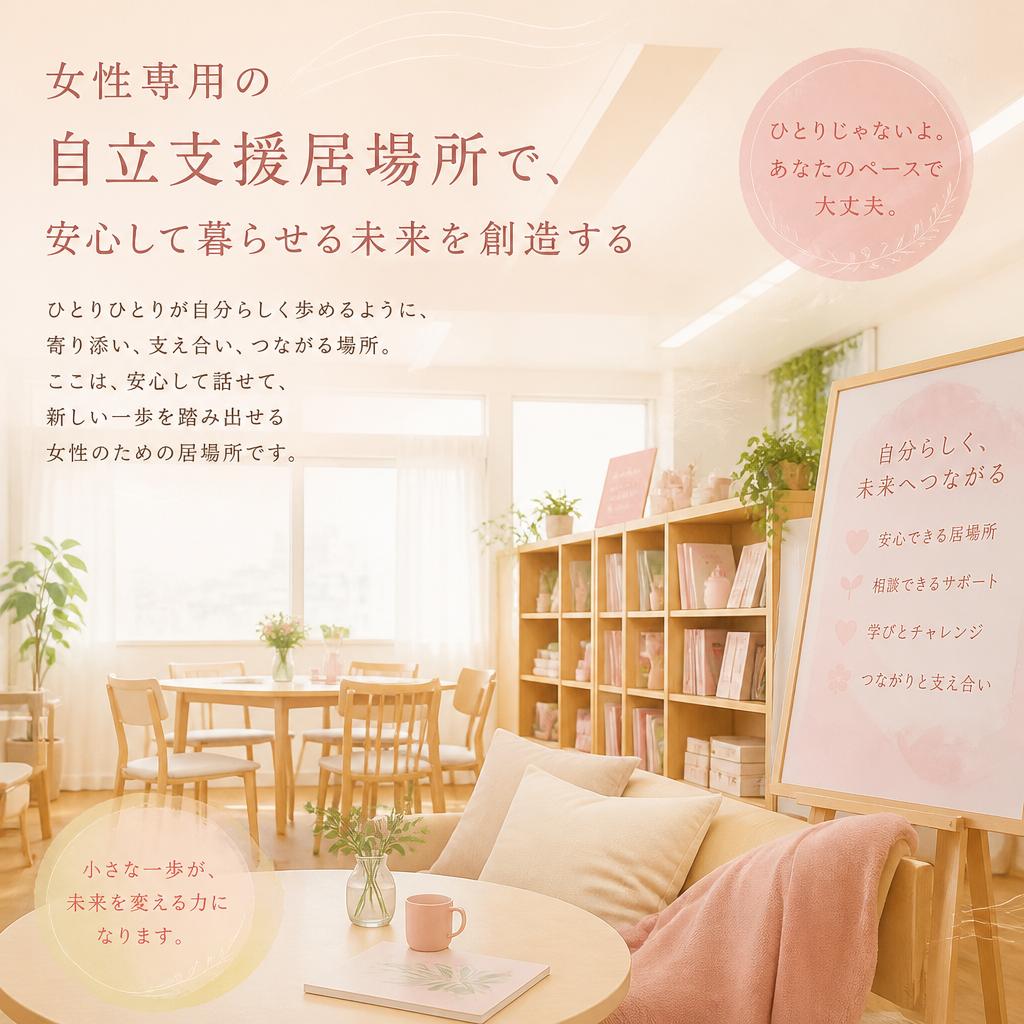 女性専用の自立支援居場所で、安心して暮らせる未来を創造する  | 暁希乃家 | 刈谷市 | 豊明市 | みよし市 | 