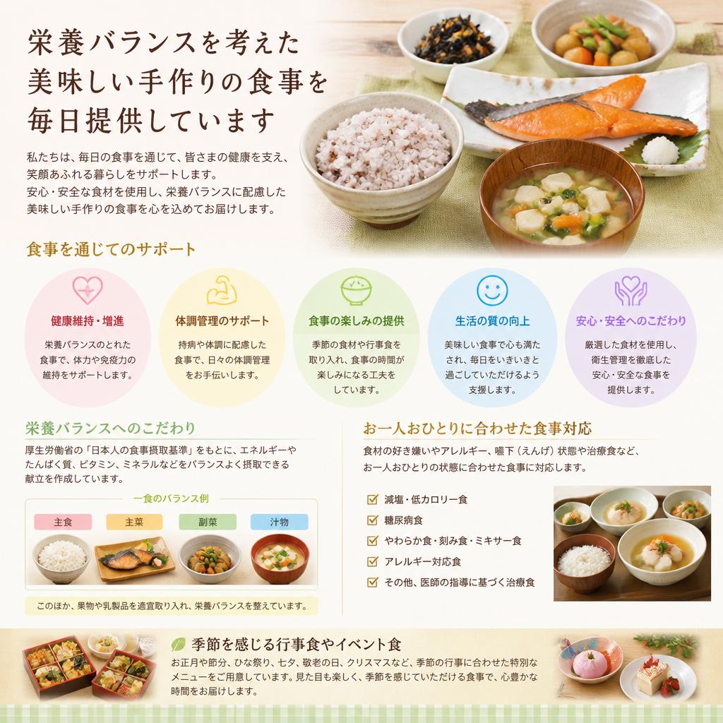 手作りの食事