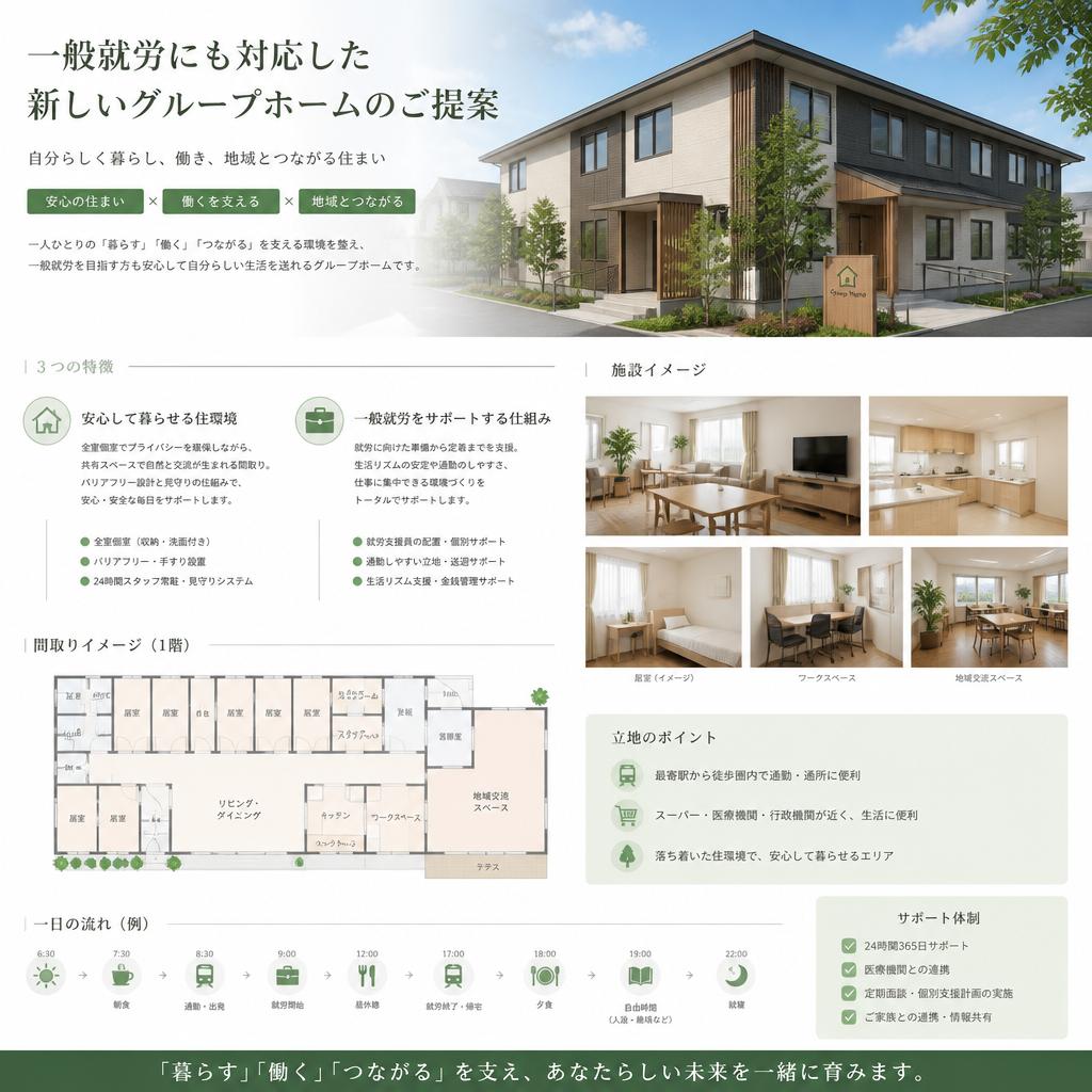 一般就労にも対応した新しいグループホームのご提案 | 暁希乃家 | 刈谷市 | 豊明市 | みよし市 | 