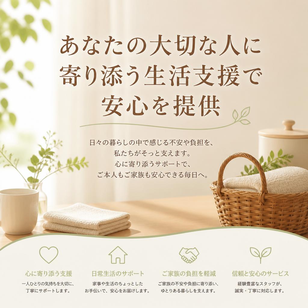 あなたの大切な人に寄り添う生活支援で安心を提供 | 暁希乃家 | 刈谷市 | 豊明市 | みよし市 | 