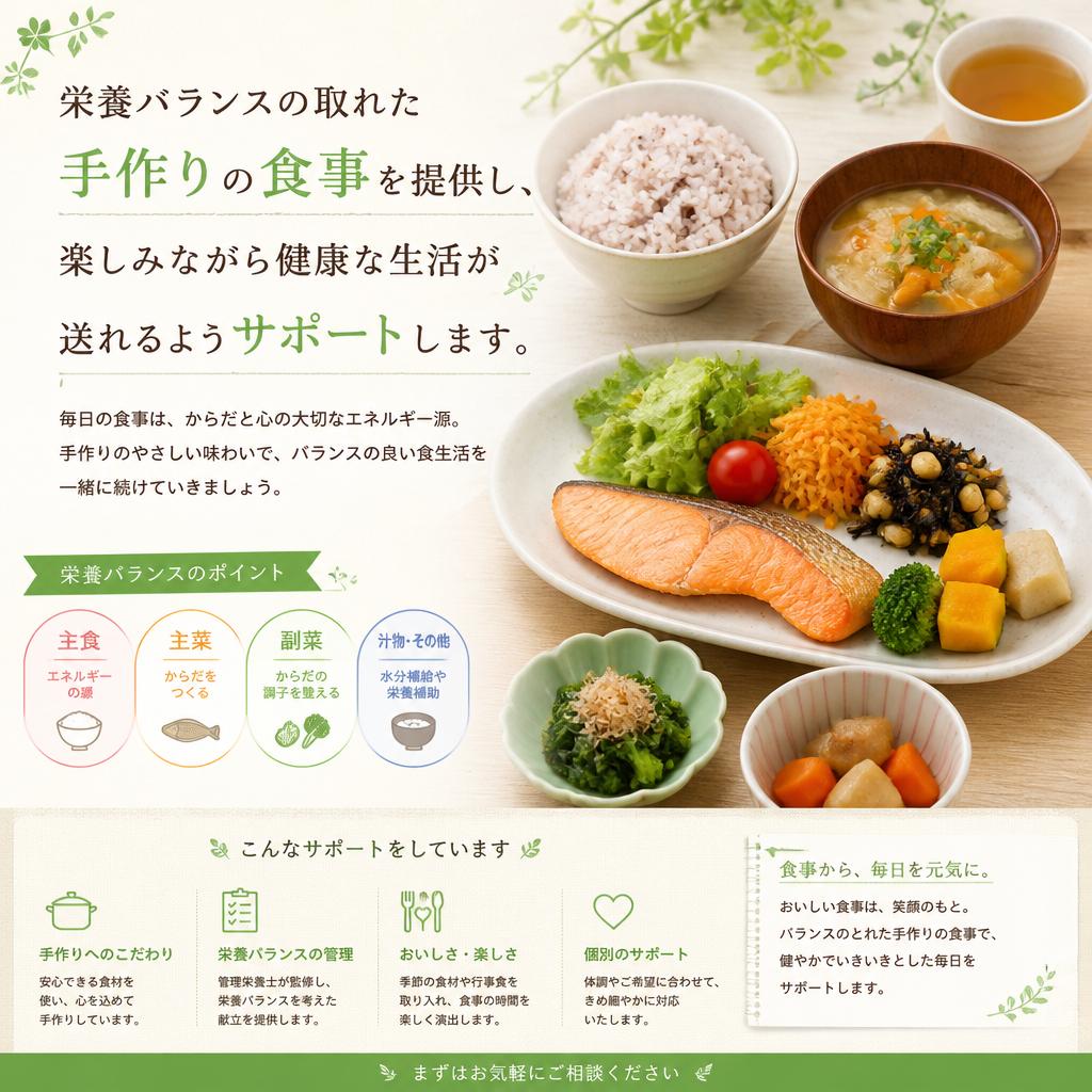 食事も自分らしく