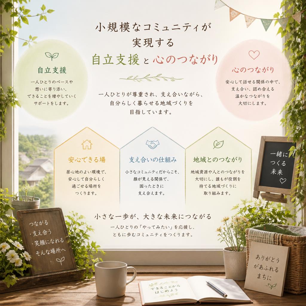 小規模なコミュニティが実現する自立支援と心のつながり | 暁希乃家 | 刈谷市 | 豊明市 | みよし市 | 