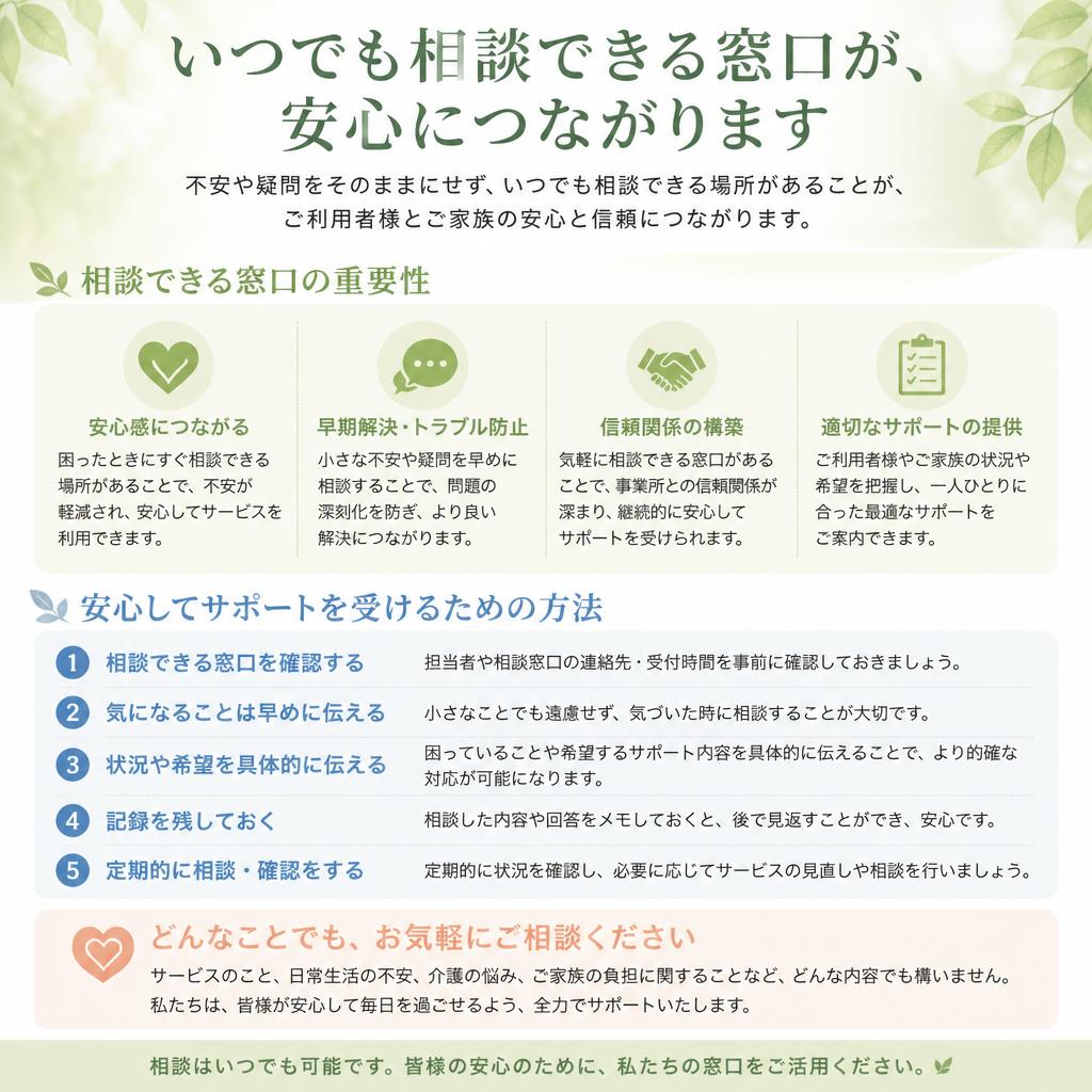 相談窓口の設置