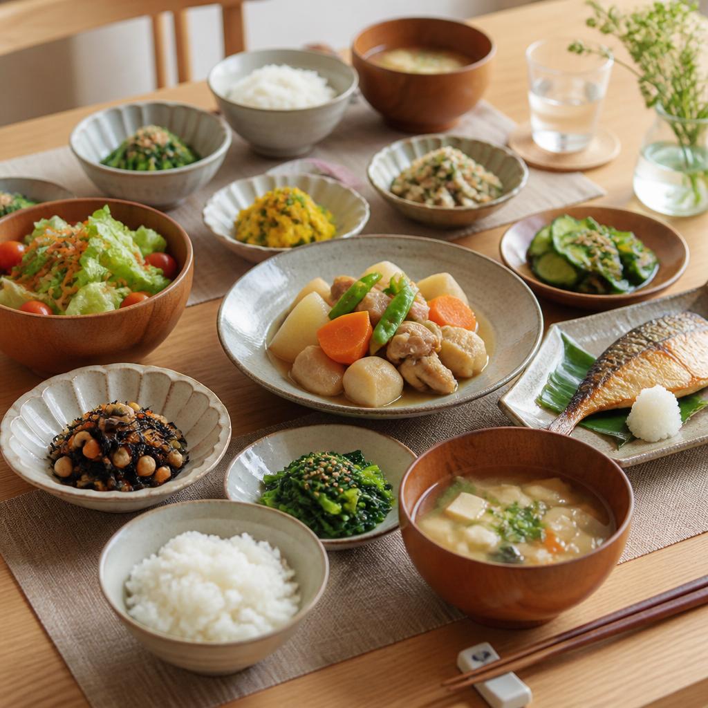 美味しい手作りの食事