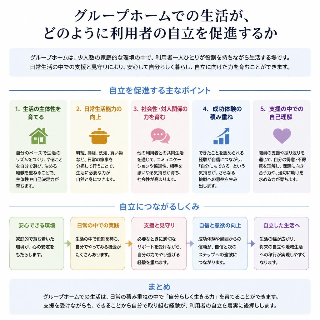 自立した生活を支援する