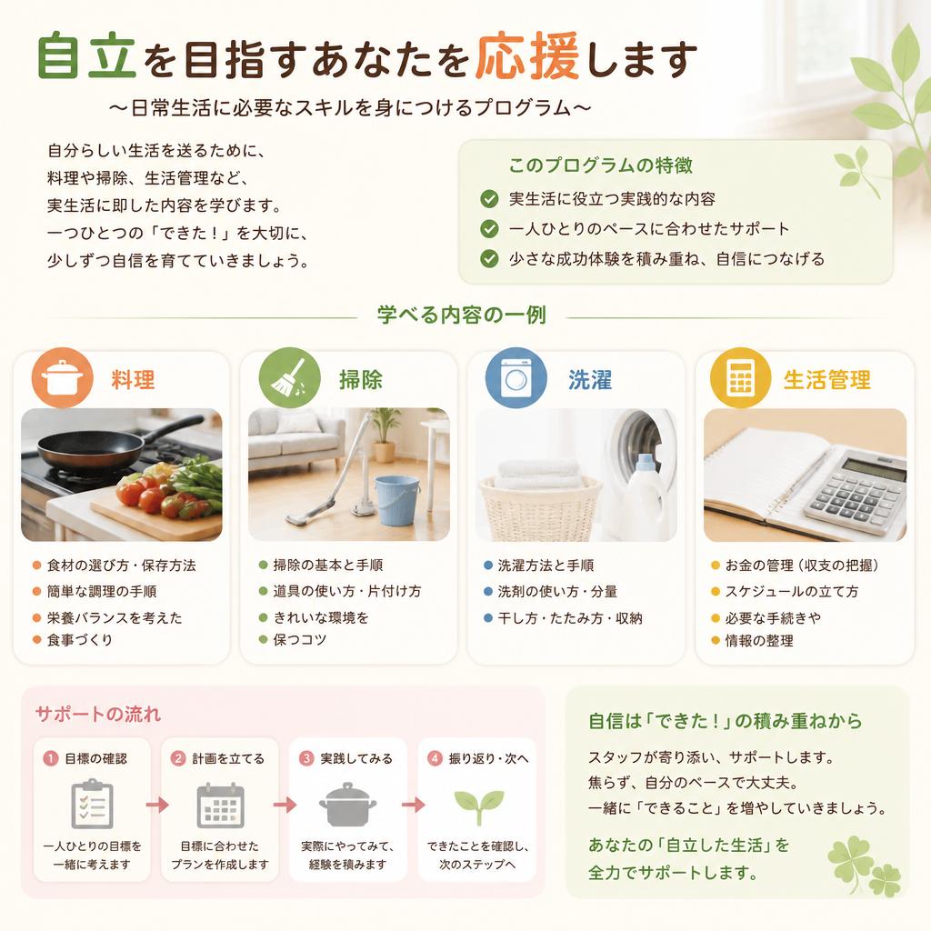 自立支援サービスの充実