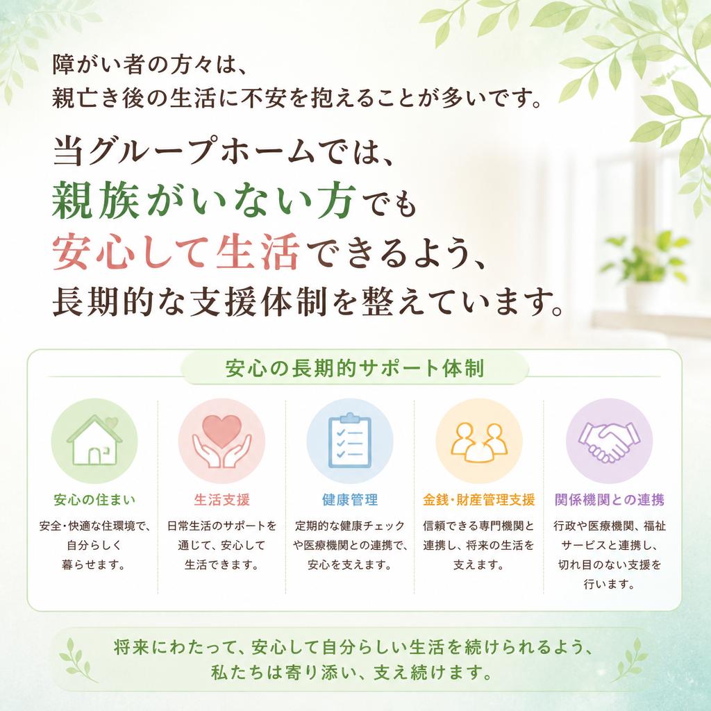 親亡き後の支援体制