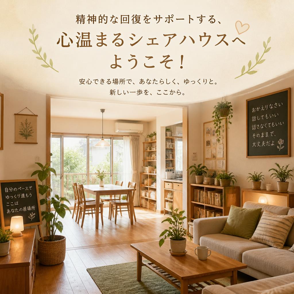 精神的な回復をサポートする、心温まるシェアハウスへようこそ！ | 暁希乃家 | 刈谷市 | 豊明市 | みよし市 | 