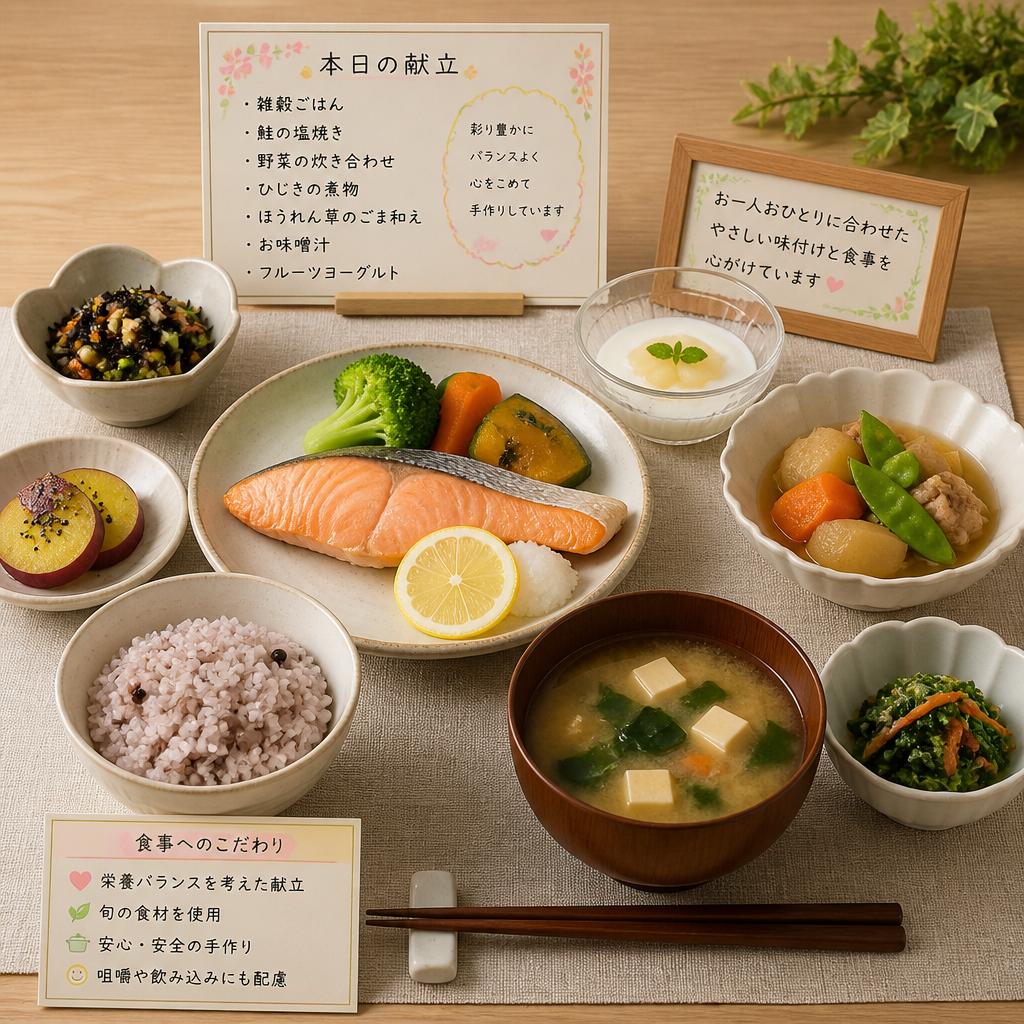 手作りの美味しい食事