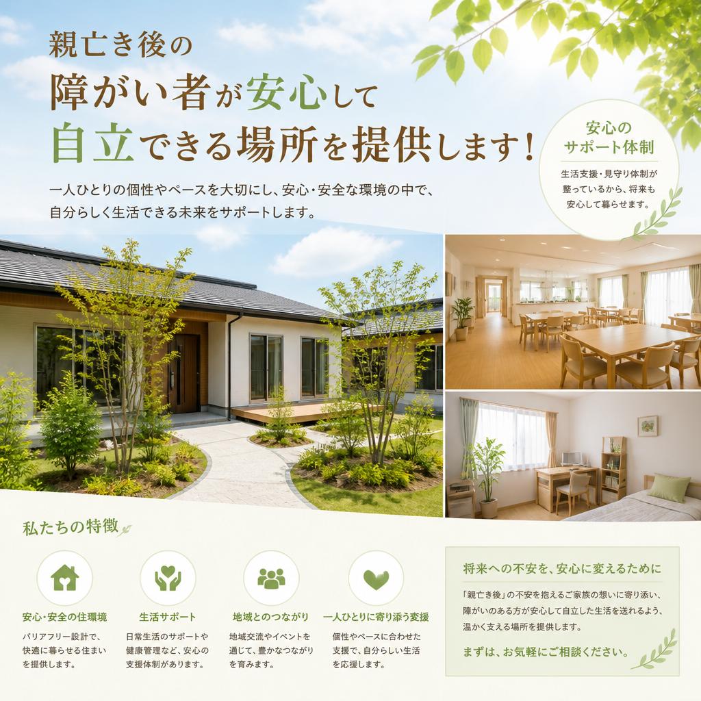 親亡き後の障がい者が安心して自立できる場所を提供します！ | 暁希乃家 | 刈谷市 | 豊明市 | みよし市 | 