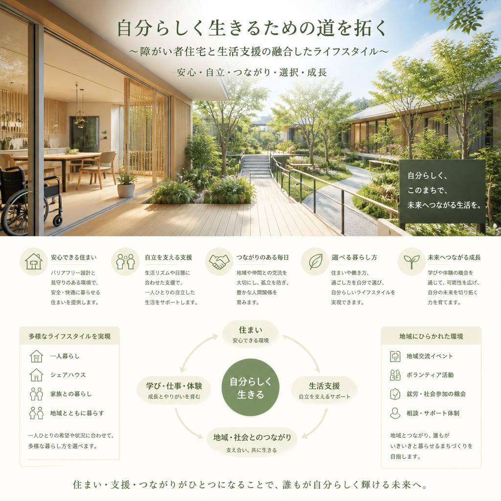 自分らしく生きるための道を拓く、障がい者住宅と生活支援の融合 | 暁希乃家 | 刈谷市 | 豊明市 | みよし市 | 