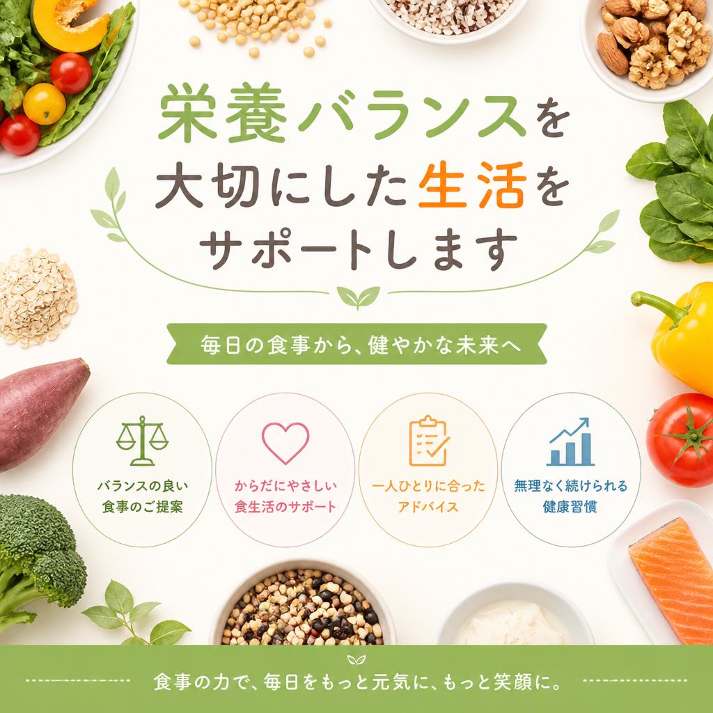 栄養バランスを大切にした生活をサポートします | 暁希乃家 | 刈谷市 | 豊明市 | みよし市 | 