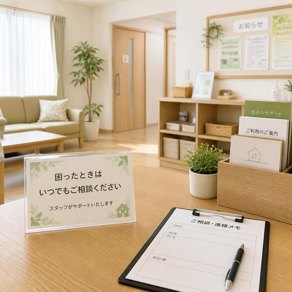 サポートする住み込みスタッフ