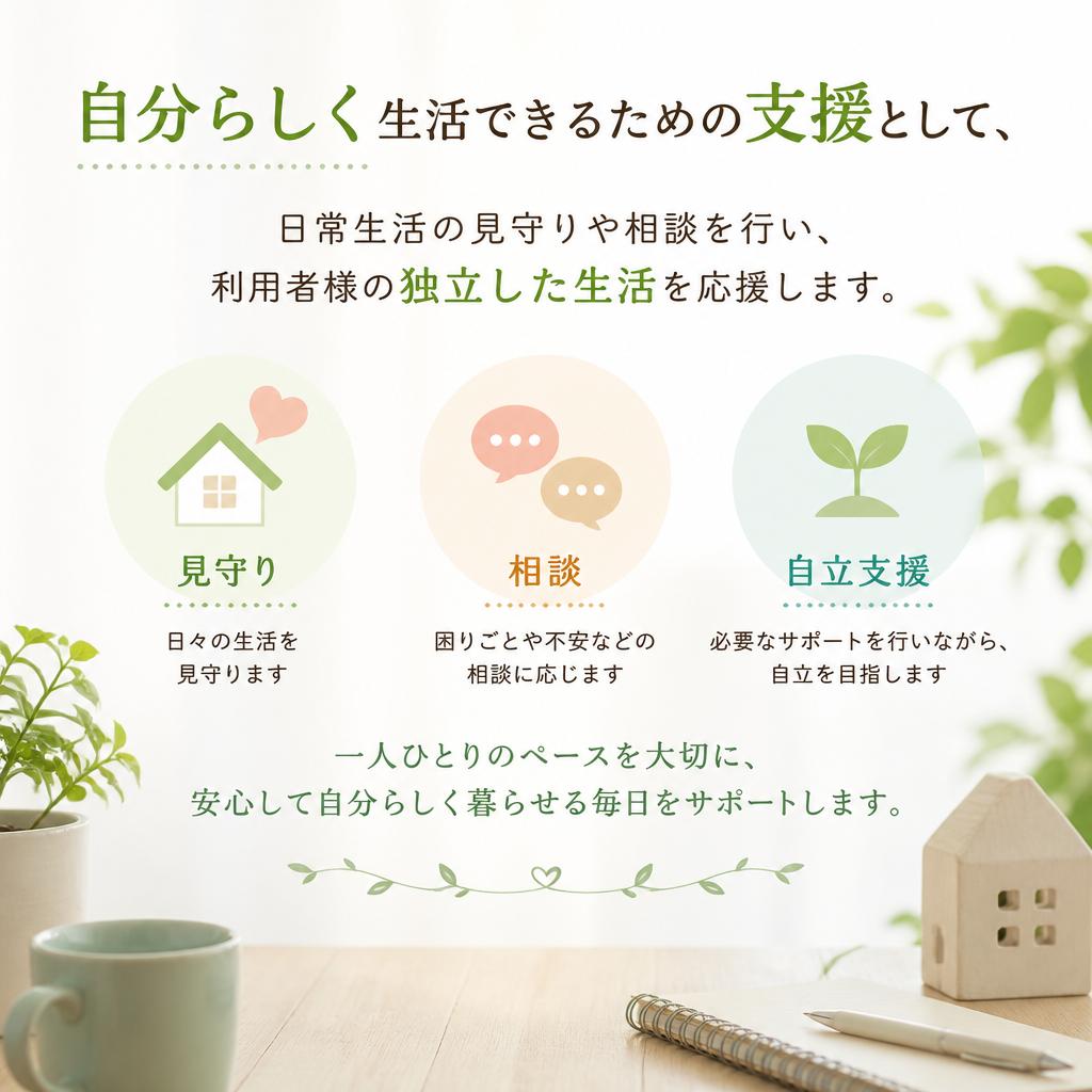 自立した生活のサポート