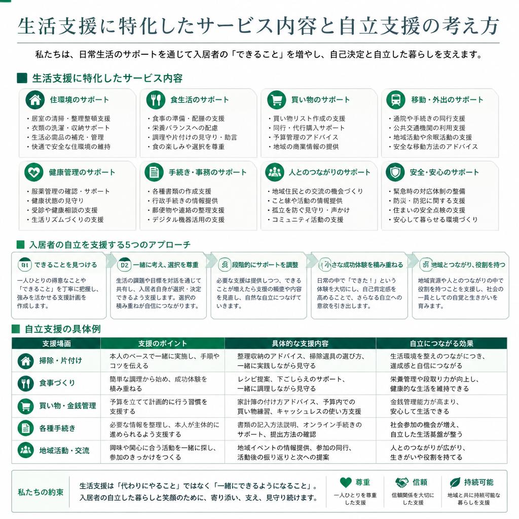 多様な生活支援サポート
