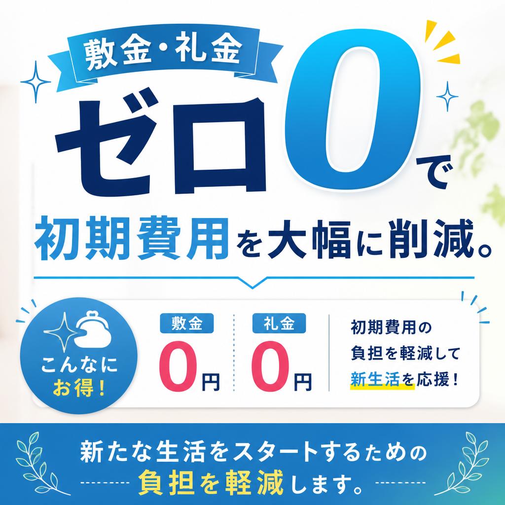 安心の初期費用
