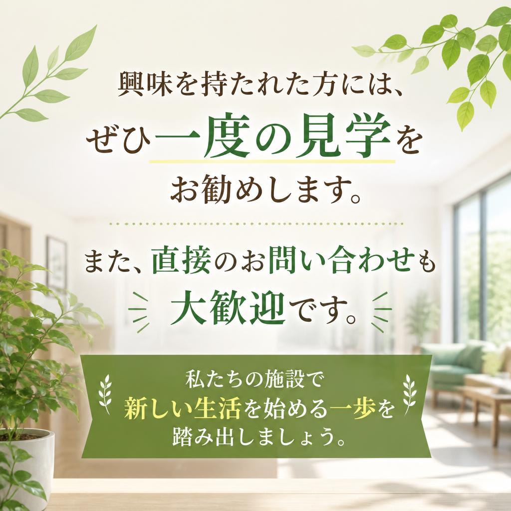 お問い合わせと見学のご案内