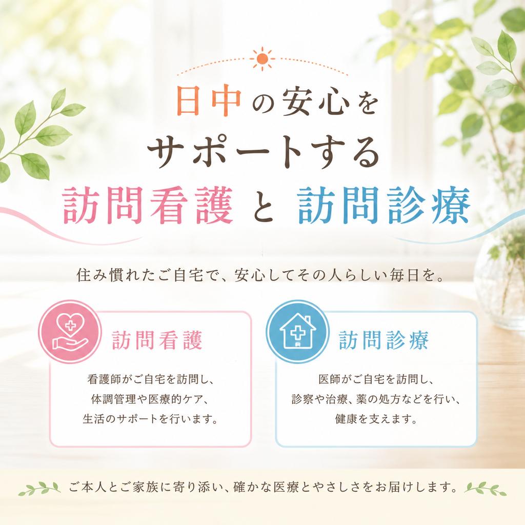 日中の安心をサポートする訪問看護と訪問診療 | 暁希乃家 | 刈谷市 | 豊明市 | みよし市 | 