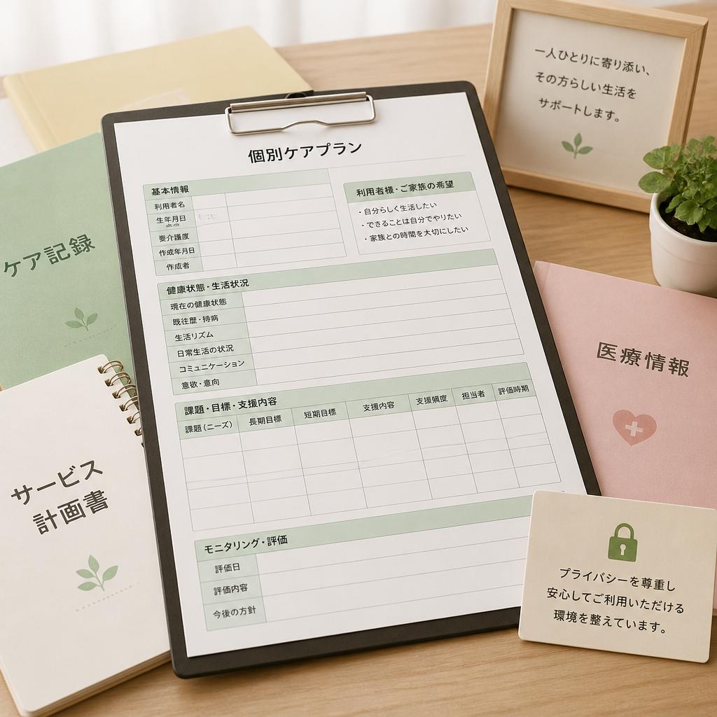 個別のケアプランを作成