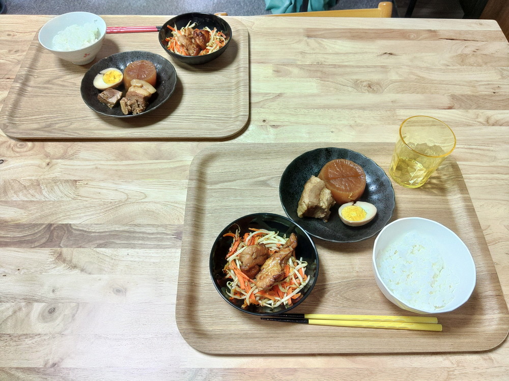 手作りの食事で健康を支える