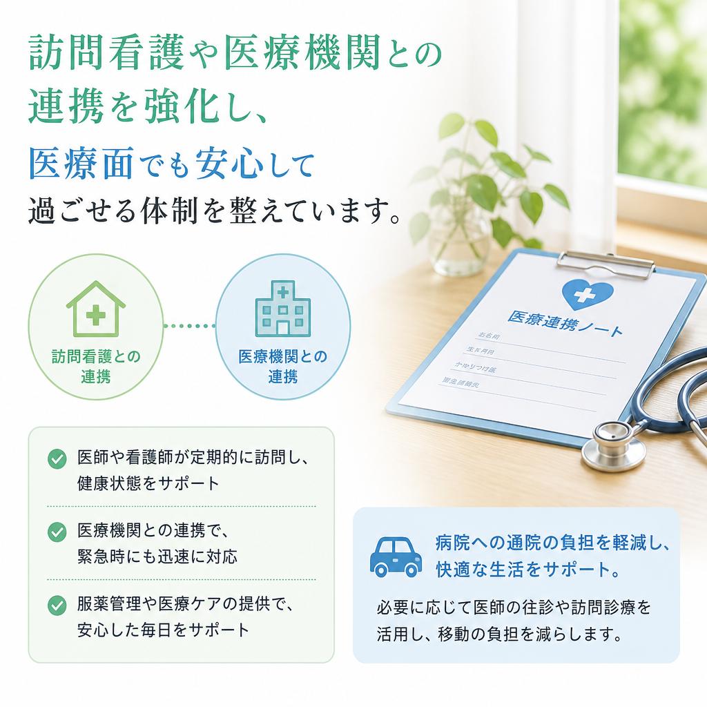 地域医療との連携で安心を提供