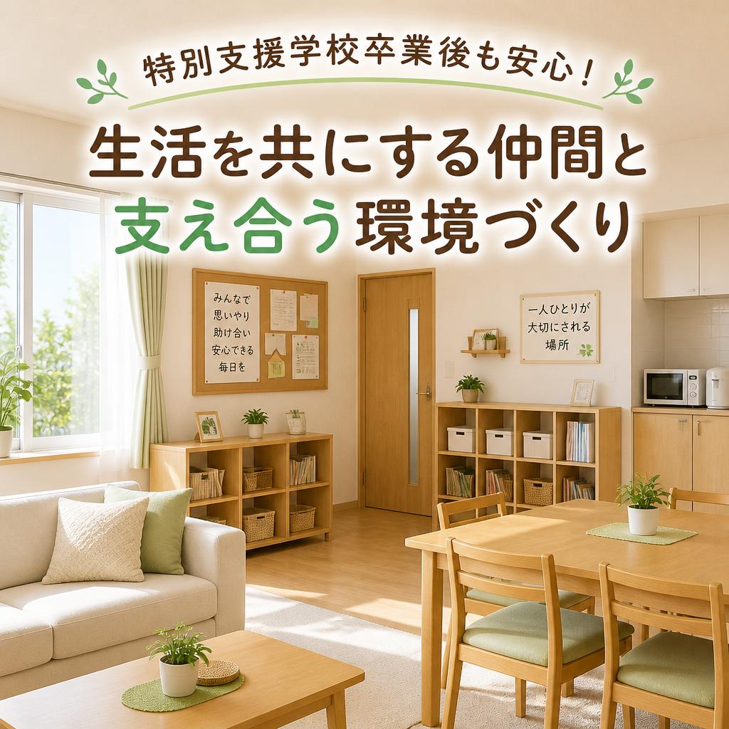 「特別支援学校卒業後も安心！生活を共にする仲間と支え合う環境づくり」 | 暁希乃家 | 刈谷市 | 豊明市 | みよし市 | 
