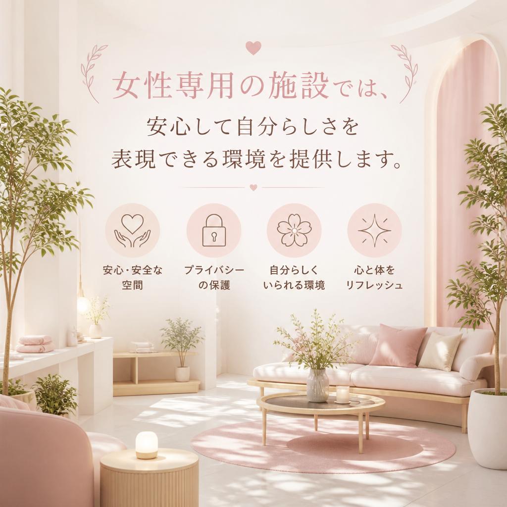 5. 女性専用施設の特徴