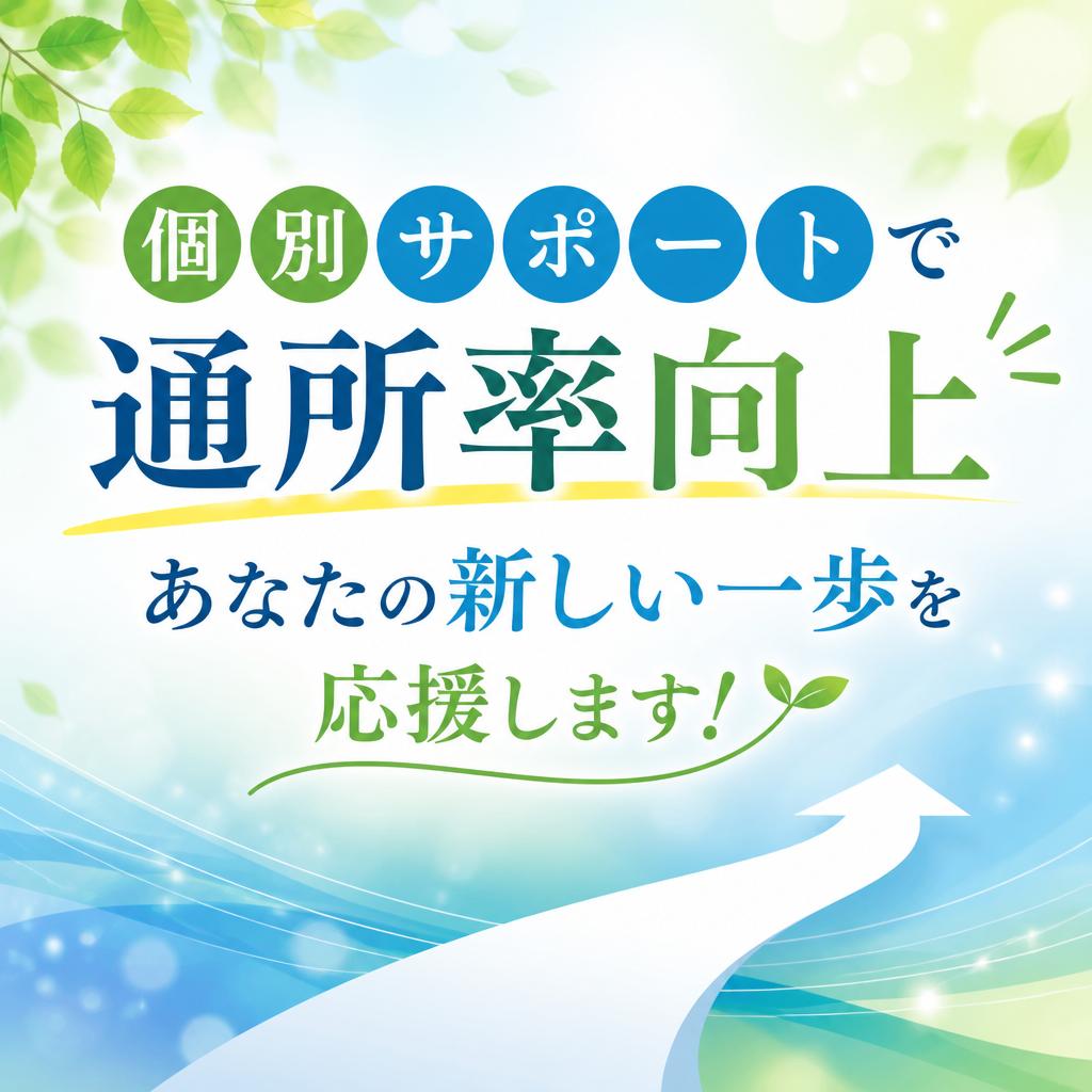 個別サポートで通所率向上、あなたの新しい一歩を応援します！ | 暁希乃家 | 刈谷市 | 豊明市 | みよし市 | 