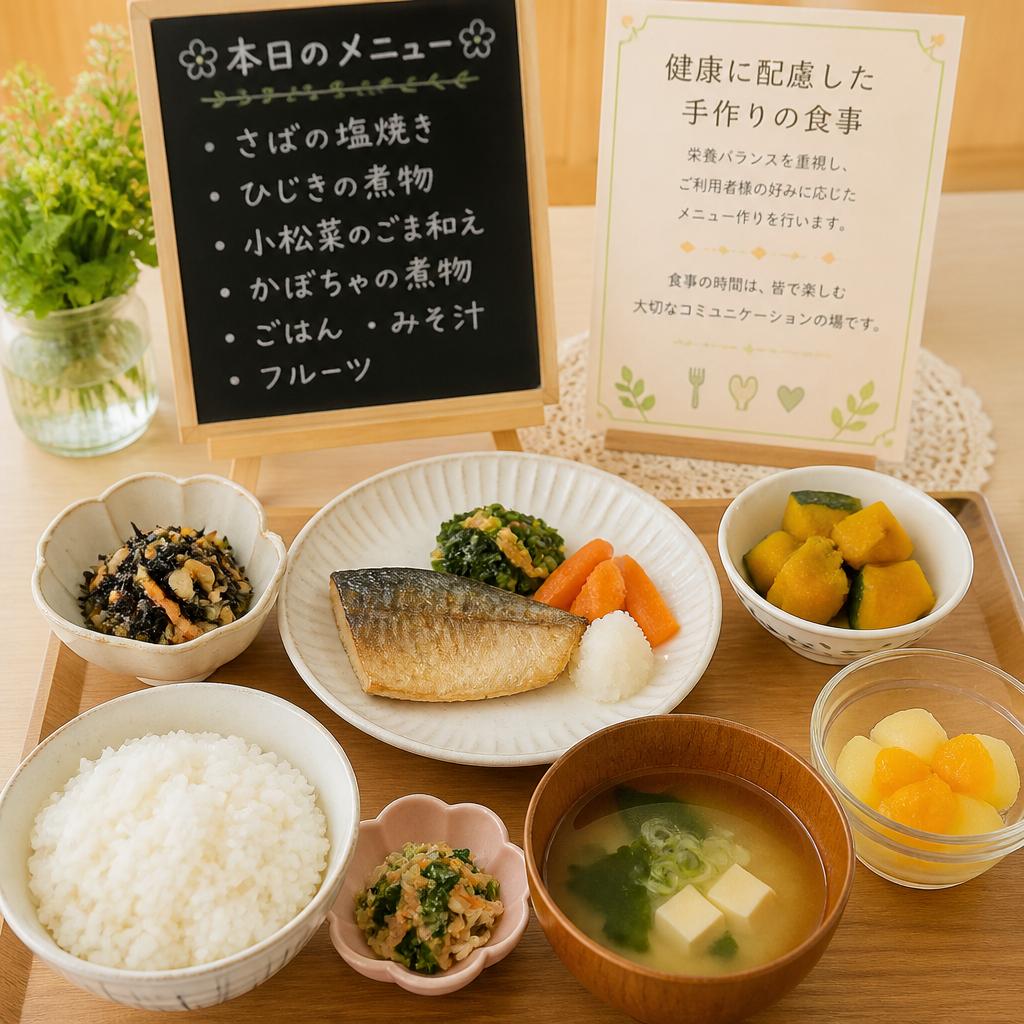 充実した食事の提供