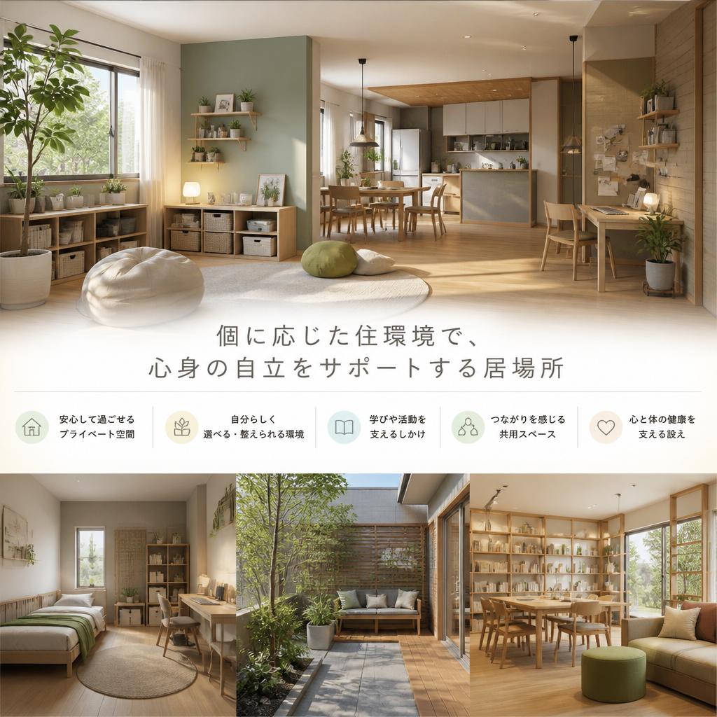 個に応じた住環境で、心身の自立をサポートする居場所 | 暁希乃家 | 刈谷市 | 豊明市 | みよし市 | 